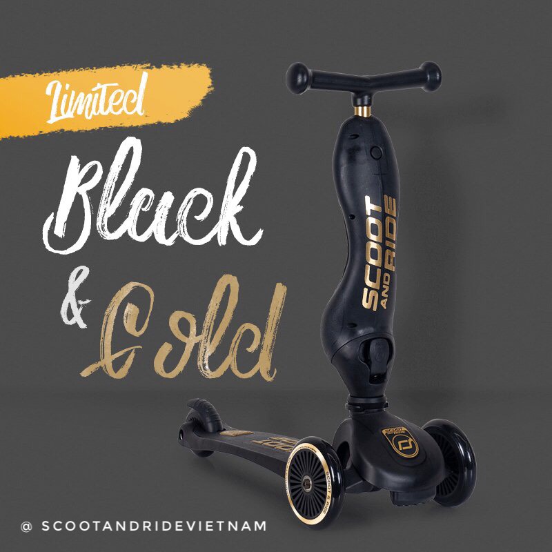 Xe Scooter HighwayKick 1 Black - Limited Edition