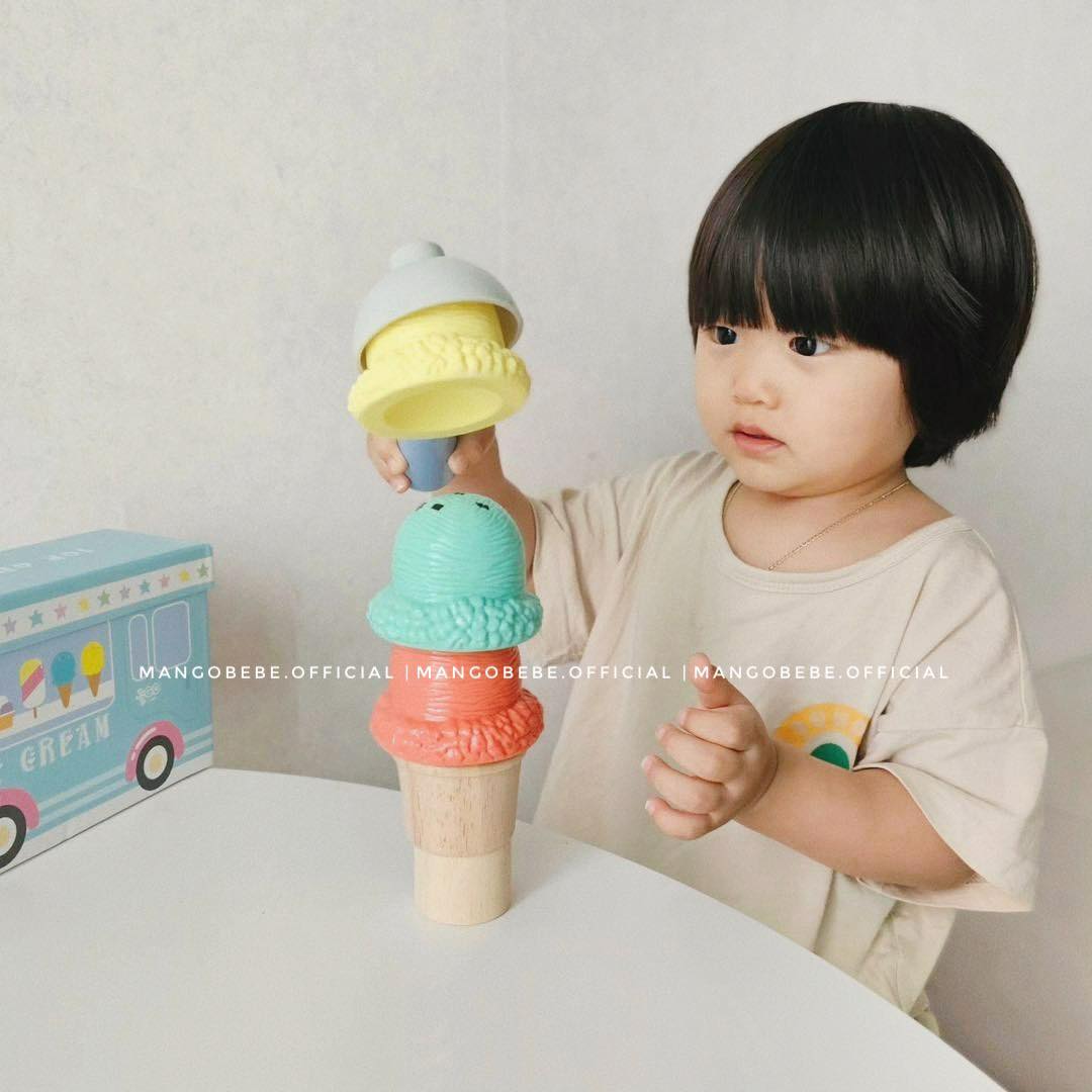 Set đồ chơi làm kem từ tính Dardam